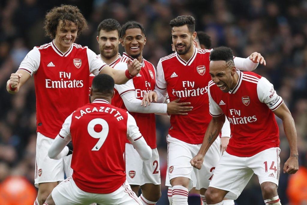 Arsenal celebrate