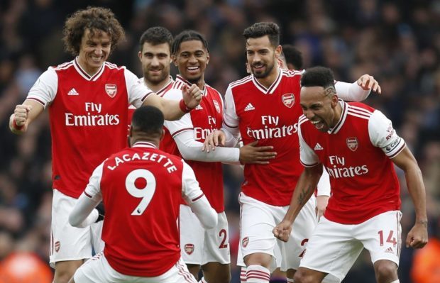 Arsenal celebrate