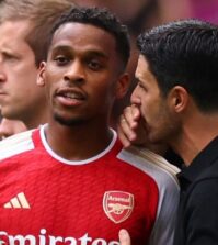 Jurrien Timber Mikel Arteta Arsenal