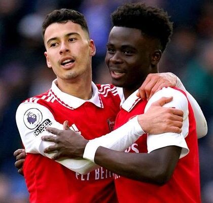 Arsenal - Martinelli and saka